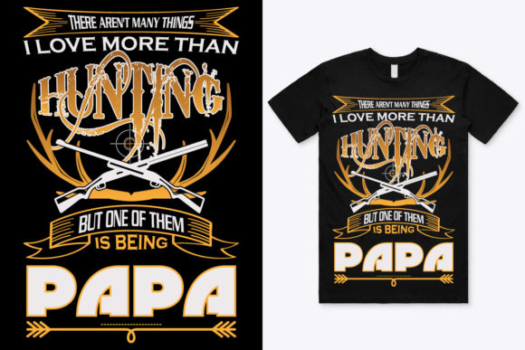 A Hunting T-Shirt Graphic for Selling Premium Print Products