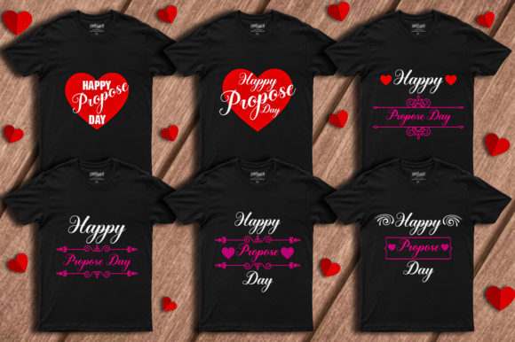 A Romantic Propose Day Bundle for Printable Graphics & Templates