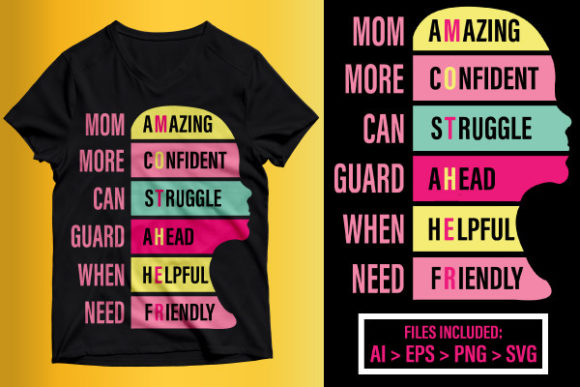 An Editable Typography Graphic for T-shirt Print Templates