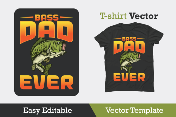 Bass Dad Ever: A Versatile Graphic Asset for Branding