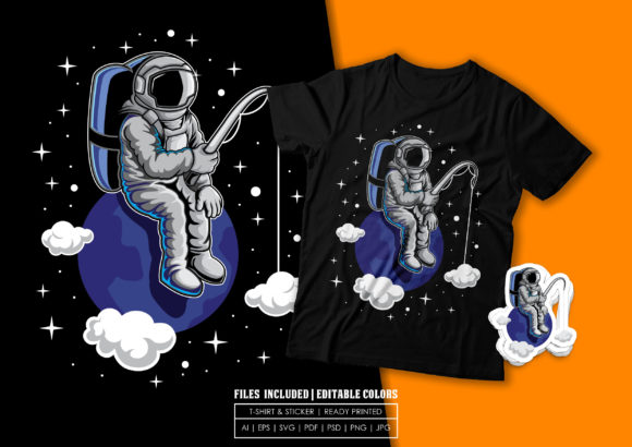 Crafting with the Fishernaut Sky Graphics for Print Templates