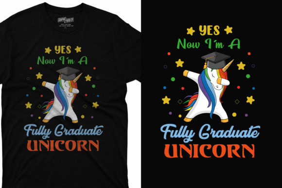 Is This Graduate Unicorn Graphic Ready for Your Print Templates Shop?