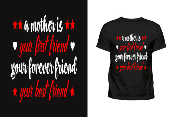 Mom Typography Design: A Versatile Graphic for Print Templates