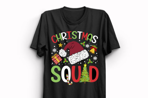 New Christmas T-Shirt Design 153: A Graphics Asset for Seasonal Campaigns