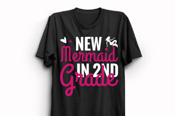 Reviewing a Playful Print Template: New Trendy Mermaid T-Shirt Design 78