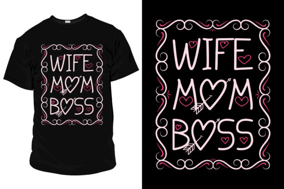 Wife Mom Boss Graphic: A Crafter's Review for Print Templates